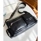 ハンドバッグ ベルトショルダーマルチポケットハンドバッグ