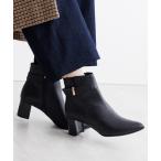 ショッピングベルト ブーツ 「卑弥呼」「撥水」5.5cmヒールベルトパーツデザインブーツ/653401 レディース