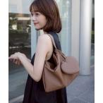 ハンドバッグ 「mayu×EFOLE」Shrink bag with heart pouch/ハートポーチ付きシュリンクバッグ