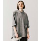 ポロシャツ ポロ COTTON VELOUR OVER POLO/コットンベロアオーバーポロ レディース