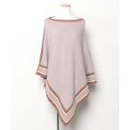 [QUEENE AND BELLE] вязаный пончо - Brown женский 