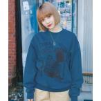 [MAHAGRID] тренировочный cut and sewn L темно-синий женский 