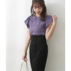 「PROPORTION BODY DRESSING」 ノースリーブニット FREE パープル レディース