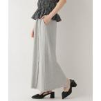 スカート 切り替えスウェットロングスカート　573192