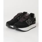 「New Balance」 ローカットスニーカー 23.5cm ブラック レディース
