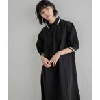 「ear PAPILLONNER」 シャツワンピース FREE ブラック レディース