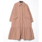 [POU DOU DOU] пальто с отложным воротником M Brown женский 