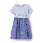 ワンピース 星柄・ギンガム キャミワンピース&Tシャツセット キッズ 子供服 女の子