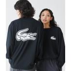 「LACOSTE」 長袖Tシャツ 4 ブラック メンズ