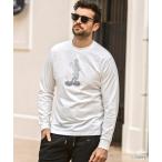 tシャツ 1PIU1UGUALE3 RELAX(ウノピゥウノウグァーレトレ リラックス)「ミッキーマウス」グラデーションラインストーンロングTシャツ