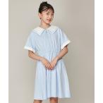 ワンピース 「コットン100%」ハーフZIPセーラーワンピ キッズ 子供服 女の子
