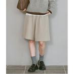 パンツ 「セットアップ対応・接触冷感」リネンライクハーフパンツ / 572784 レディース