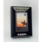 灰皿 ライター ZIPPO Cowboy Sunset Black MatteE
