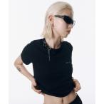 tシャツ PIERCE MINIMUM LOGO TSHIRT/ピアスミニマムロゴTシャツ レディース