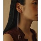 ショッピングイヤーカフ イヤーカフ SLV925ロングチェーンイヤカフ レディース