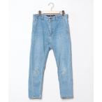 [BEAUTY&amp;YOUTH UNITED ARROWS] обработка Denim брюки SMALL голубой женский 