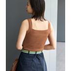 タンクトップ ノースリーブ アメスリニットタンクトップ レディース