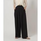 ショッピングワイドパンツ パンツ 「conte」タック イージー テーパードワイドパンツ レディース