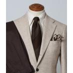 ショッピングネクタイ ネクタイ STEFANO CAU / ウール ストライプ プリント ネクタイ