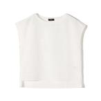 tシャツ SHIPS Primary Navy Label_「手洗い可能」綿 ローン フラワー レース コンビ レディース