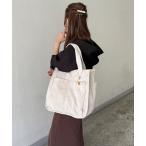 ショッピングトートバッグ ショルダーバッグ バッグ コーデュロイビッグトートバッグ レディース