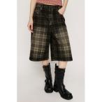 ジーンズ デニム デニムパンツ BLEACH CHECK M/PT ブリーチ チェック ミドルパンツ 夏服 秋服 レディース