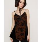 キャミソール SHEER FLOWER CAMI シアー フラワー キャミ シアートップス 夏服