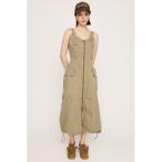 ワンピース FRONT ZIP POCKET OP フロントジップ ポケット ワンピース 夏服