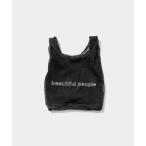 ハンドバッグ ビューティフルピープル beautiful people contour logo flip mesh bag