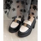  Loafer монограмма ремень объем Loafer женский 