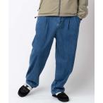  брюки 10oz стрейч Denim |katsulagi two tuck брюки мужской женский 