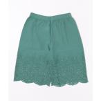 パンツ 「チャイハネ」ヴィハナシフリー刺繍ハーフパンツ レディース