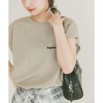 tシャツ 刺繍フレンチTシャツ レディース