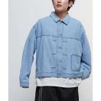 デニムジャケット gジャン 「限定展開」LIGHT DENIM SHIRT JACKET(SET UP) レディース メンズ