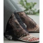 パンツ 重ねて楽しむ 裾レースペチパンツ レディース