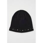 ニット帽 ニットキャップ STUDS POINT ビーニー レディース