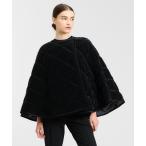 [ESTNATION] пончо FREE черный женский 