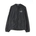 「EMPORIO ARMANI EA7」 ジップアップブルゾン LARGE ブラック メンズ