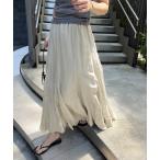 スカート 「WEB限定追加3」シアーレーヨンリネンスカート