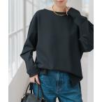 tシャツ ソフトポンチボートネックプルオーバー レディース