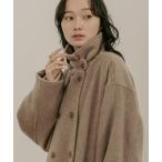 [moi tytto] пальто с отложным воротником MEDIUM бежевый женский 