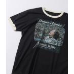 tシャツ BLUESCENTRIC 別注 リンガーT ”CAROLE KING HOME AGAIN” メンズ