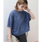 tシャツ ドロストピグメントショートTシャツ レディース
