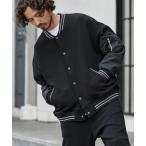ミリタリージャケット モッズコート mj10873-Back Shaggy Cardboard Knit Combination Flight Jac