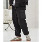カーゴパンツ mp13864-Poodle Like Boa Switch Cargo Pants ボアカーゴパンツ メンズ