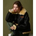  мутоновое пальто боа пальто [WOMAN]B-3 PLAIN/B-3 простой женский 