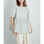 ブラウス シャツ ストライプサッカーブラウス レディース