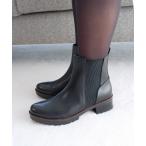 ブーツ リブニットサイドゴアブーツ/21532 レディース