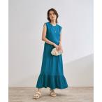 ショッピングリゾート ワンピース 「WEB・一部店舗限定」バックシャンティアードワンピース/洗える