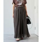ショッピングロングスカート スカート ラミーギャザーロングスカート